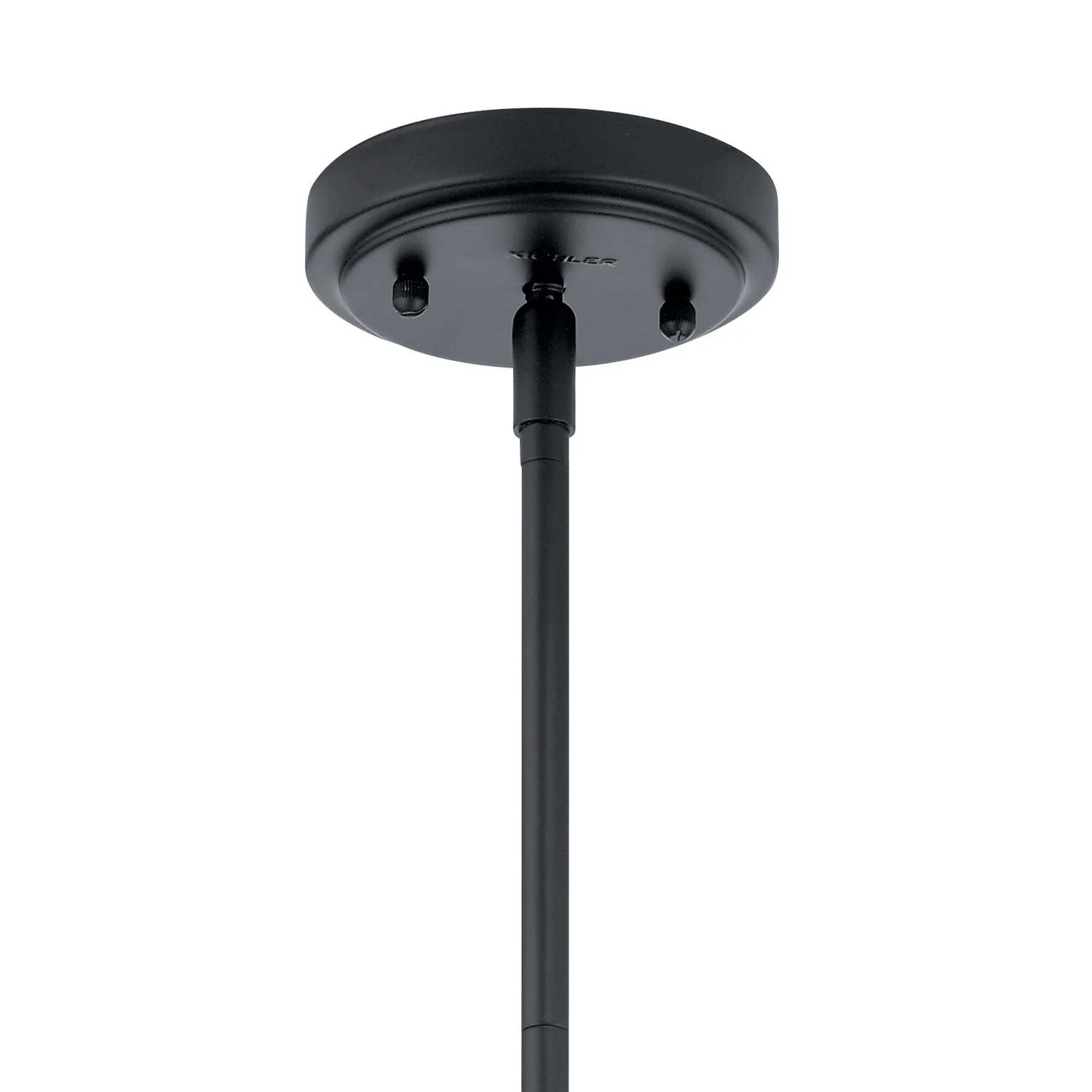 Everly 1-Light 7 in Diameter Pendant, Black - Image 2