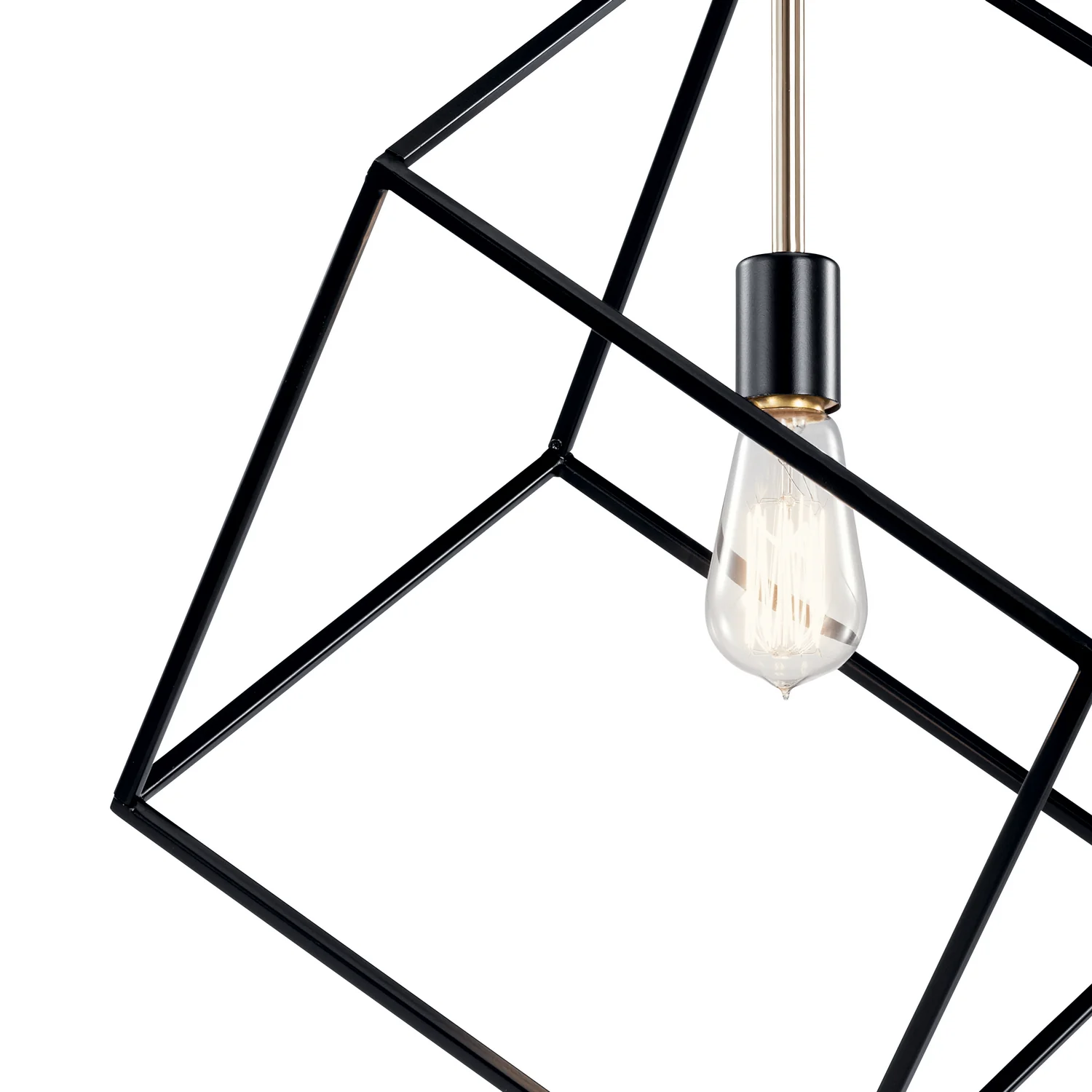 Cartone 1-Light Pendant, Black - Image 3