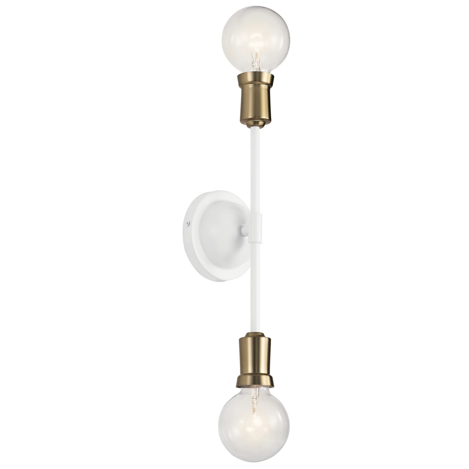 Armstrong 2-Light Wall Sconce, White - Image 4