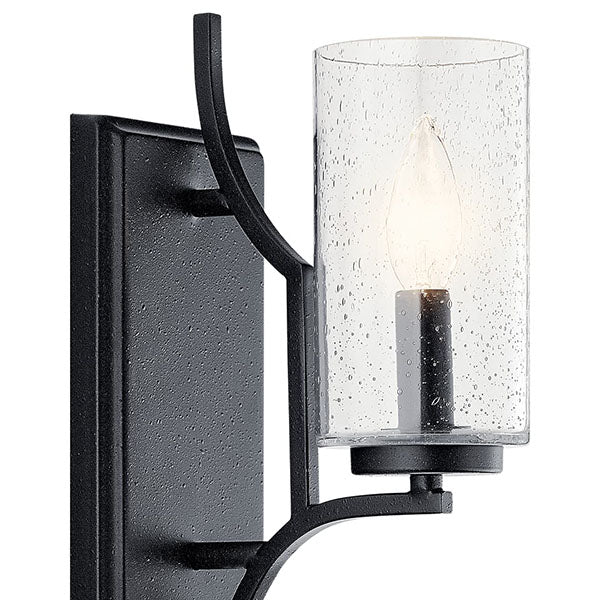 Vara 1-Light Incandescent Wall Sconce, Black - Image 2