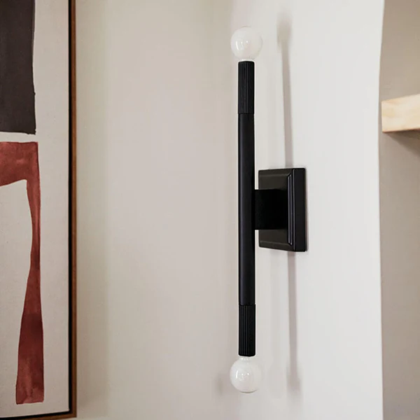 Odensa 2-Light Wall Sconce, Black - Image 3