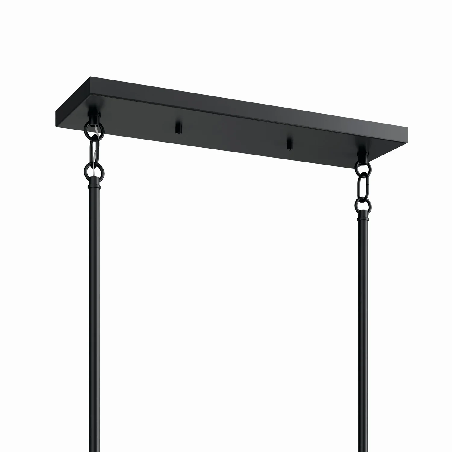 6-Light 60W Chandelier, Black - Image 2