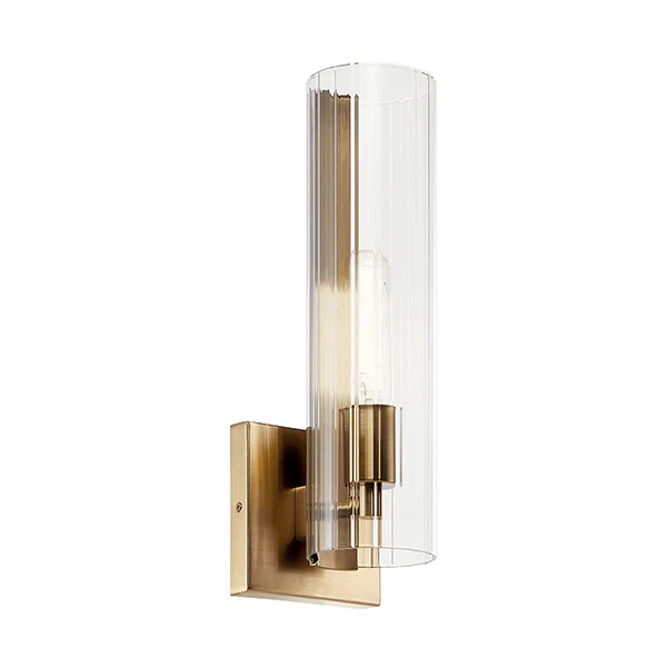 Jemsa 1-Light Wall Sconce, Champagne Bronze