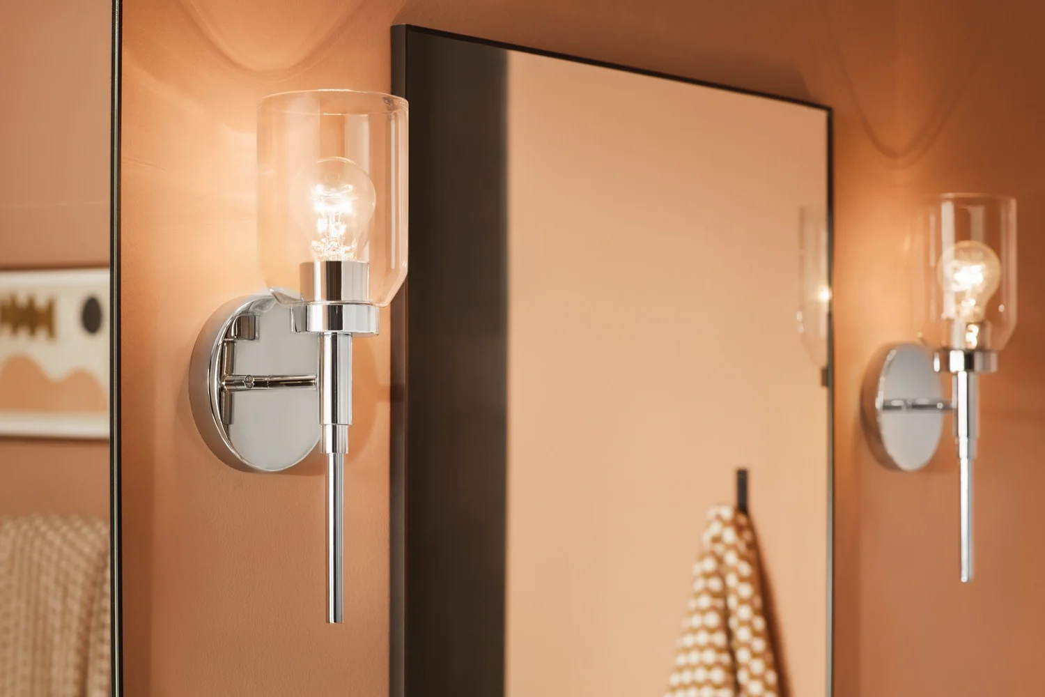 Madden 1-Light Wall Sconce, Chrome - Image 6