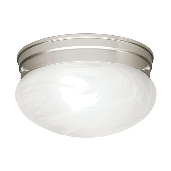 Ceiling Space 2-Light Flush Mount Light Ceiling Light, Brushed Nickel