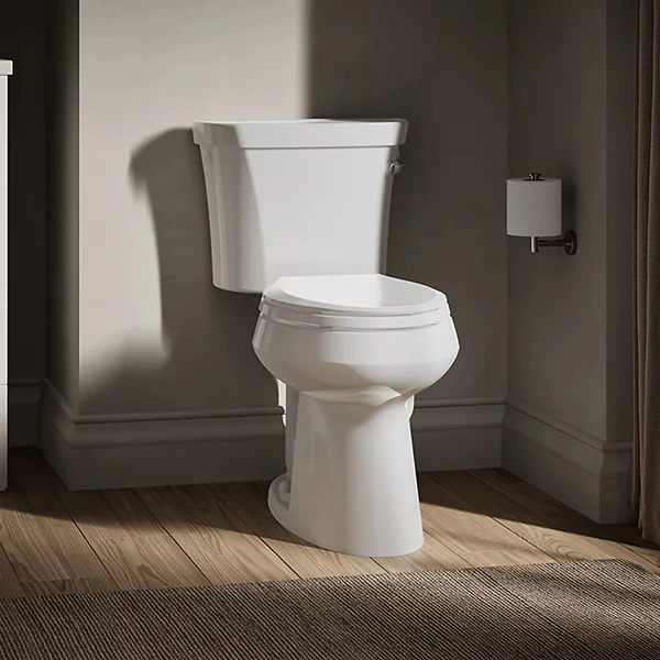 Highline 1.28 gpf Two-Piece Elongated Toilet, White - Image 3