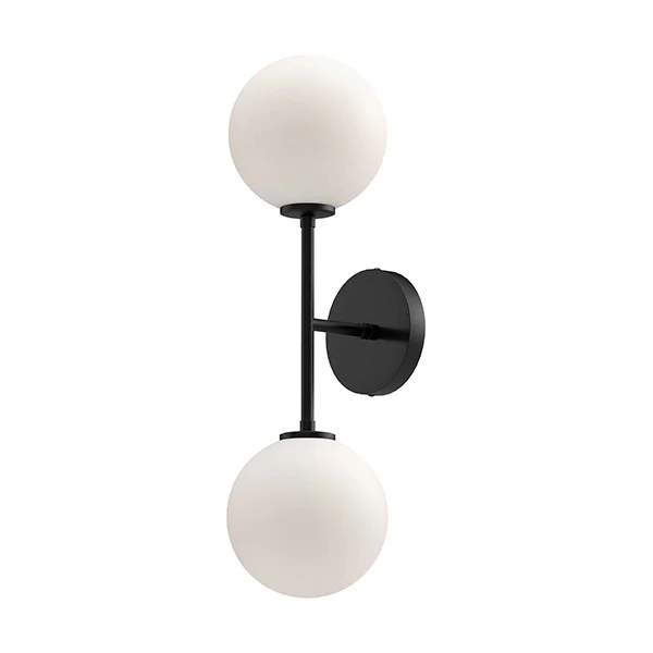 Cassia 20-in Wall/Vanity Light, Matte Black