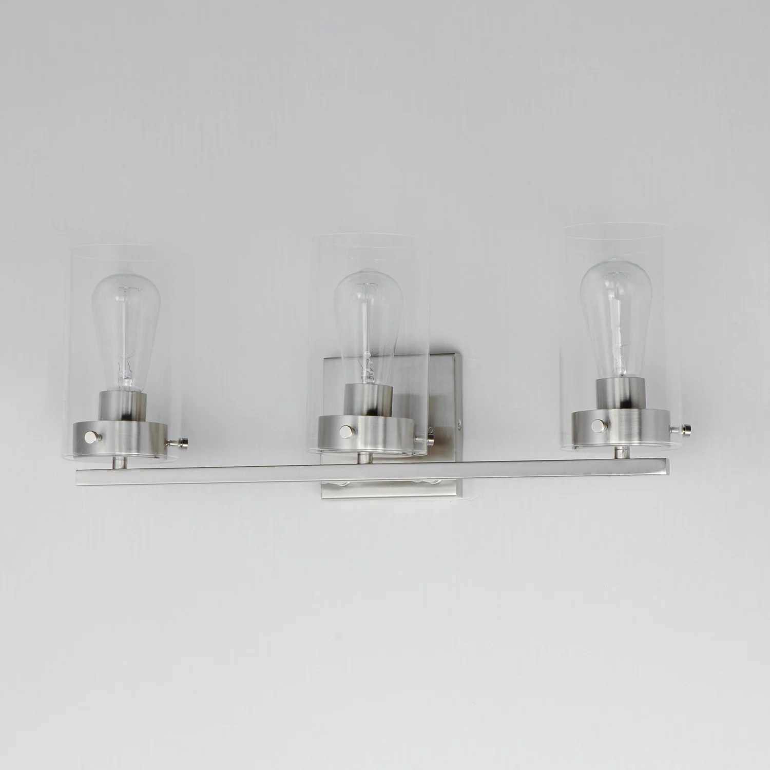 Pinn 3-Light Bathroom Vanity Light, Satin Nickel - Image 3