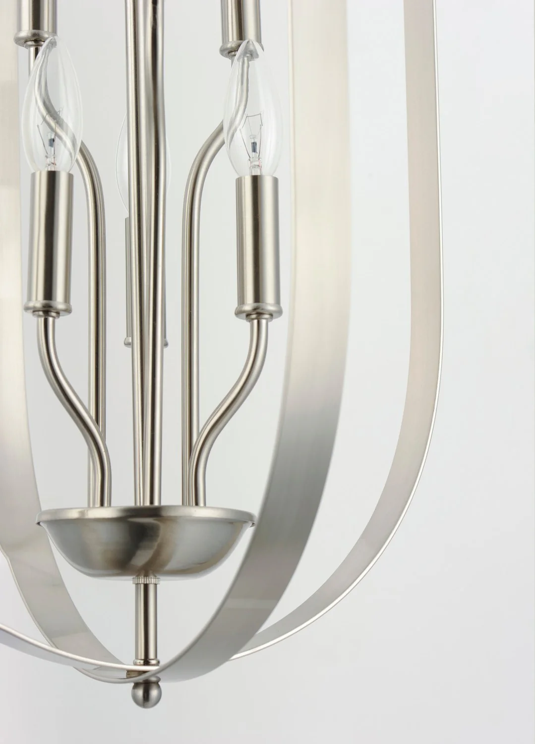 Provident 6 Light 15 in Oil Chandelier Ceiling Light, Satin Nickel - Image 3