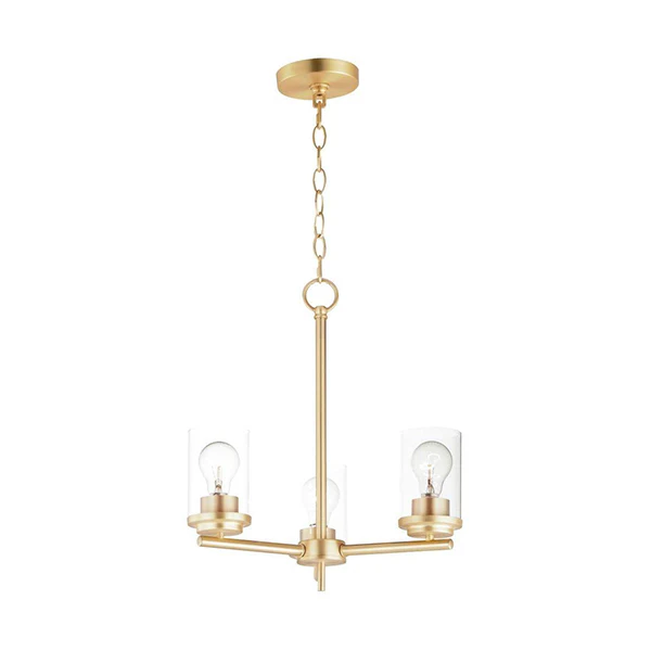 Corona 3-Light Chandelier, Bronze