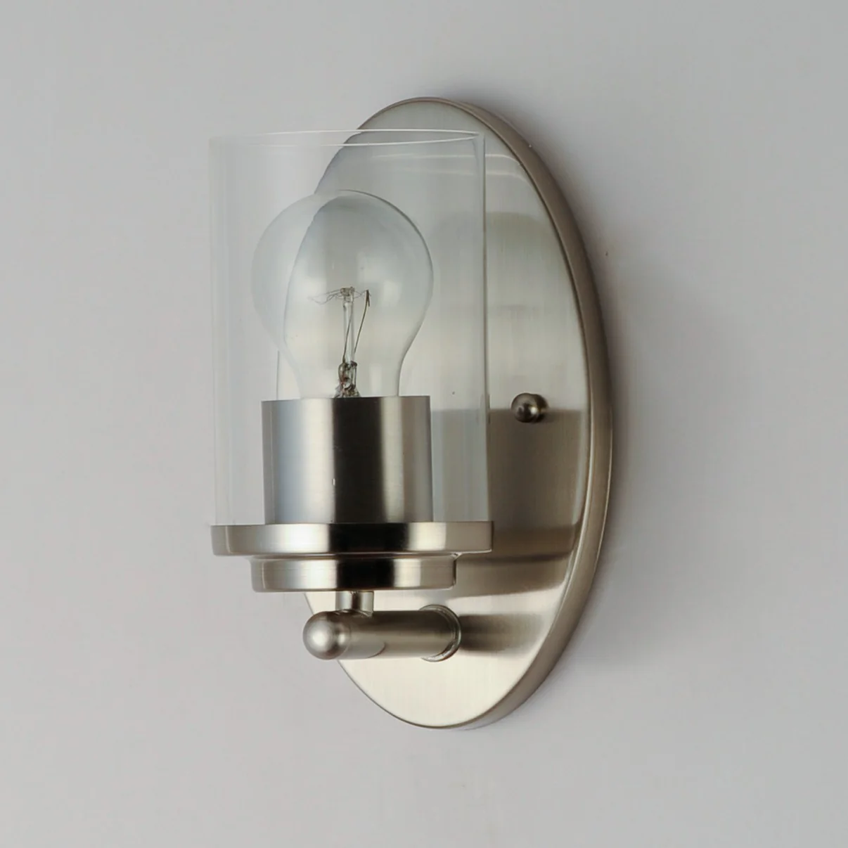 Corona 1-Light 4-1/2 in Bathroom Vanity Light, Satin Nickel - Image 3