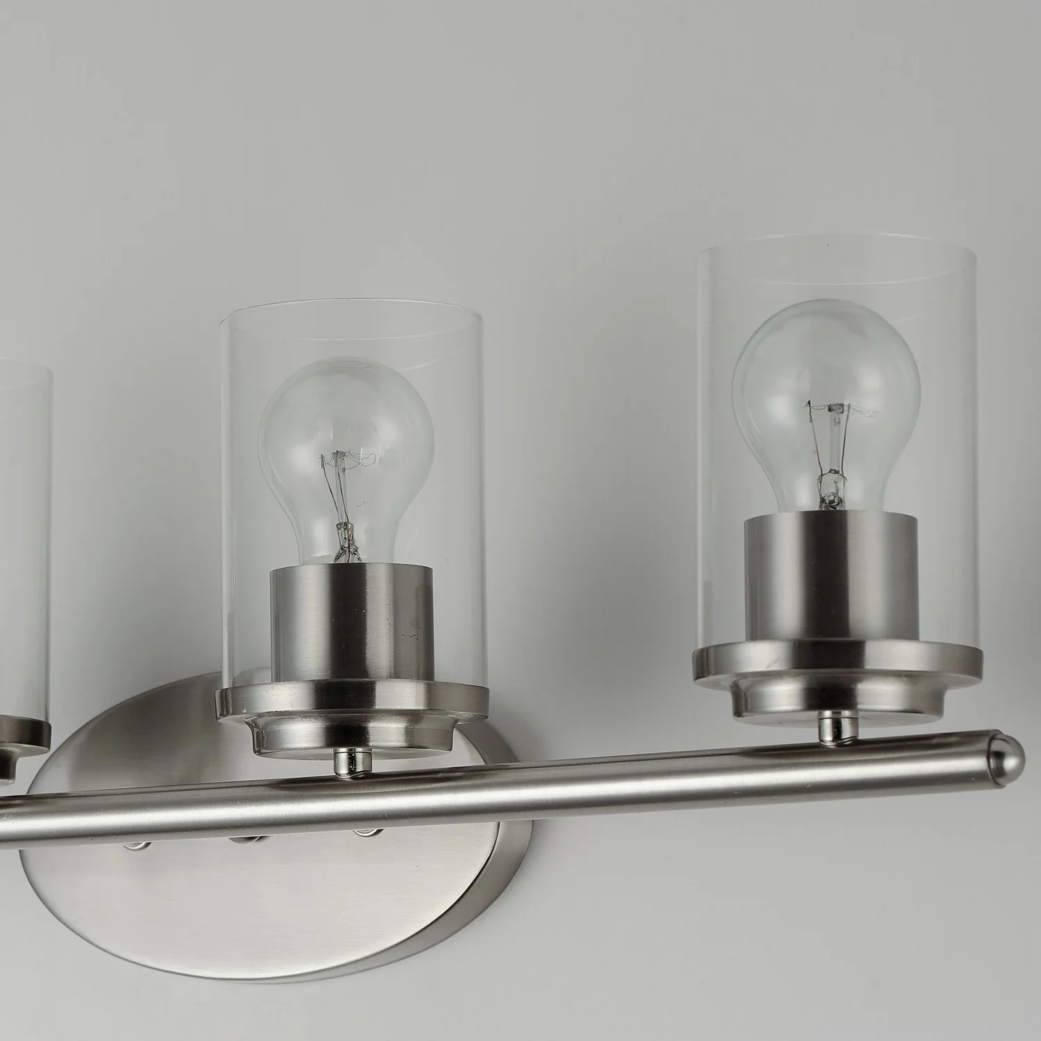 Corona 4-Light 30 in Bathroom Vanity Light, Satin Nickel - Image 3