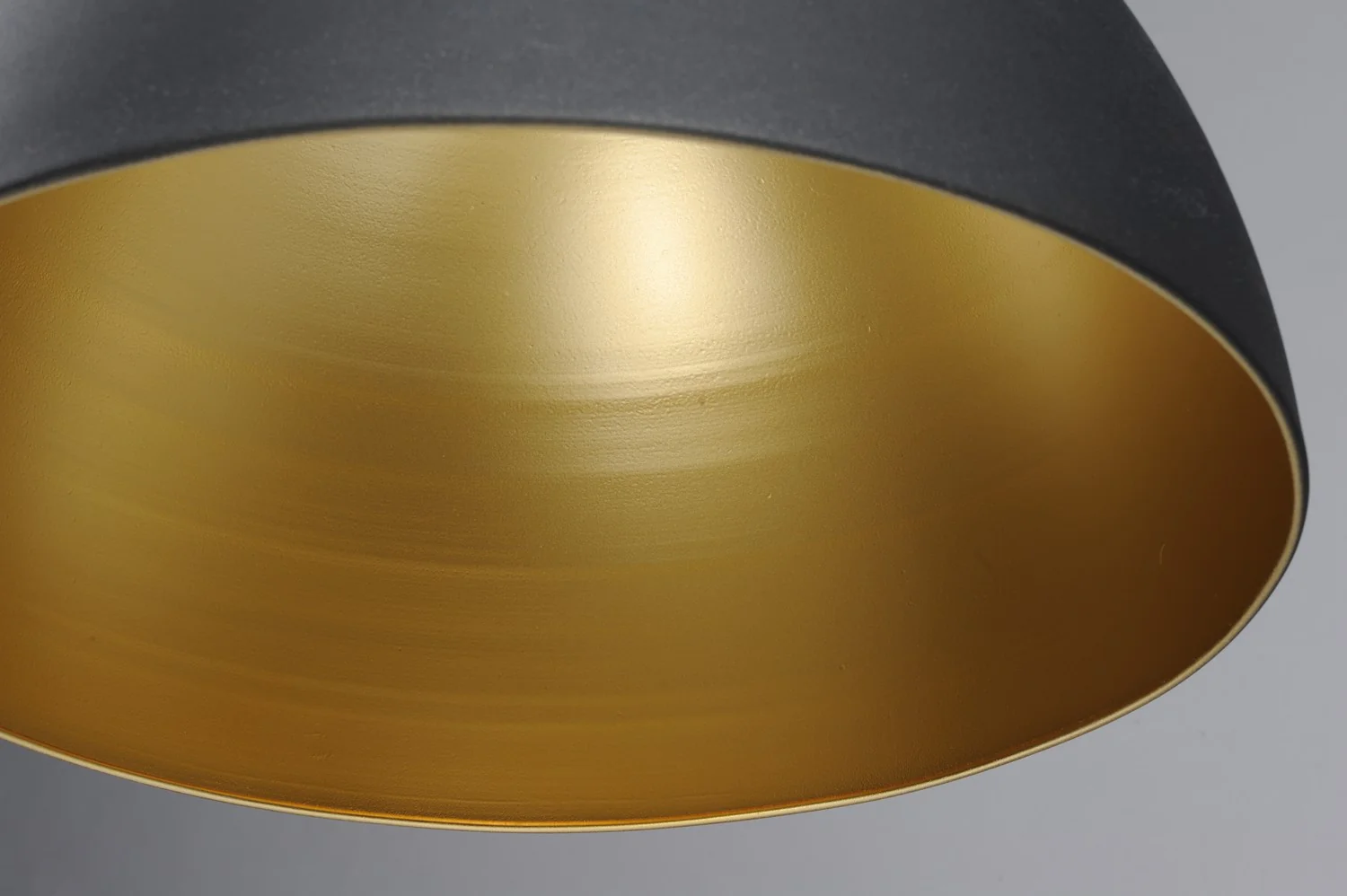 Cora 1-Light Pendant, Black/Gold - Image 2