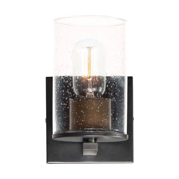 Sleek 5 in-Light 1-Light Wall Sconce, Satin Nickel