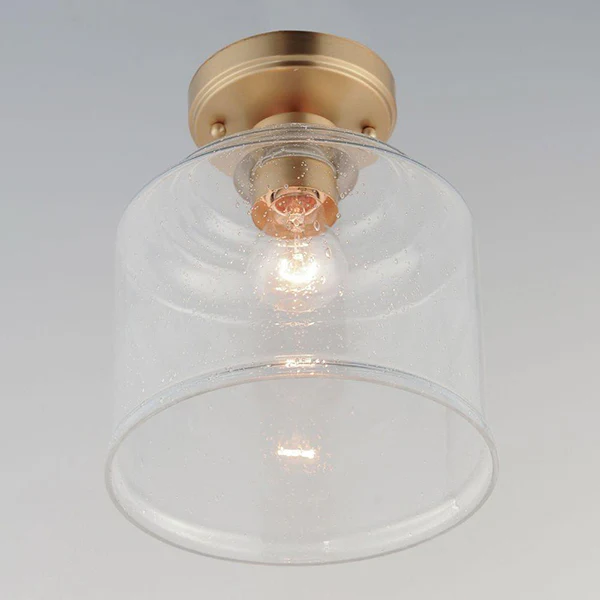 Acadia 1-Light Semi-Flush Mount Ceiling Light, Oil Rubbed Bronze - Image 2