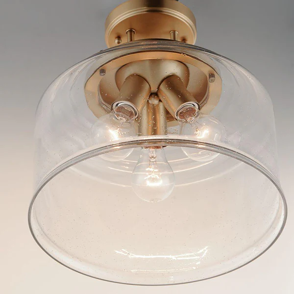 Acadia 3-Light Semi-Flush Mount Ceiling Light, Oil Rubbed Bronze - Image 3