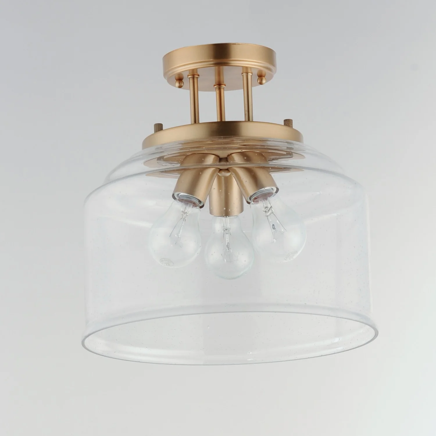 Acadia 3-Light Semi-Flush Mount Ceiling Light, Oil Rubbed Bronze - Image 4