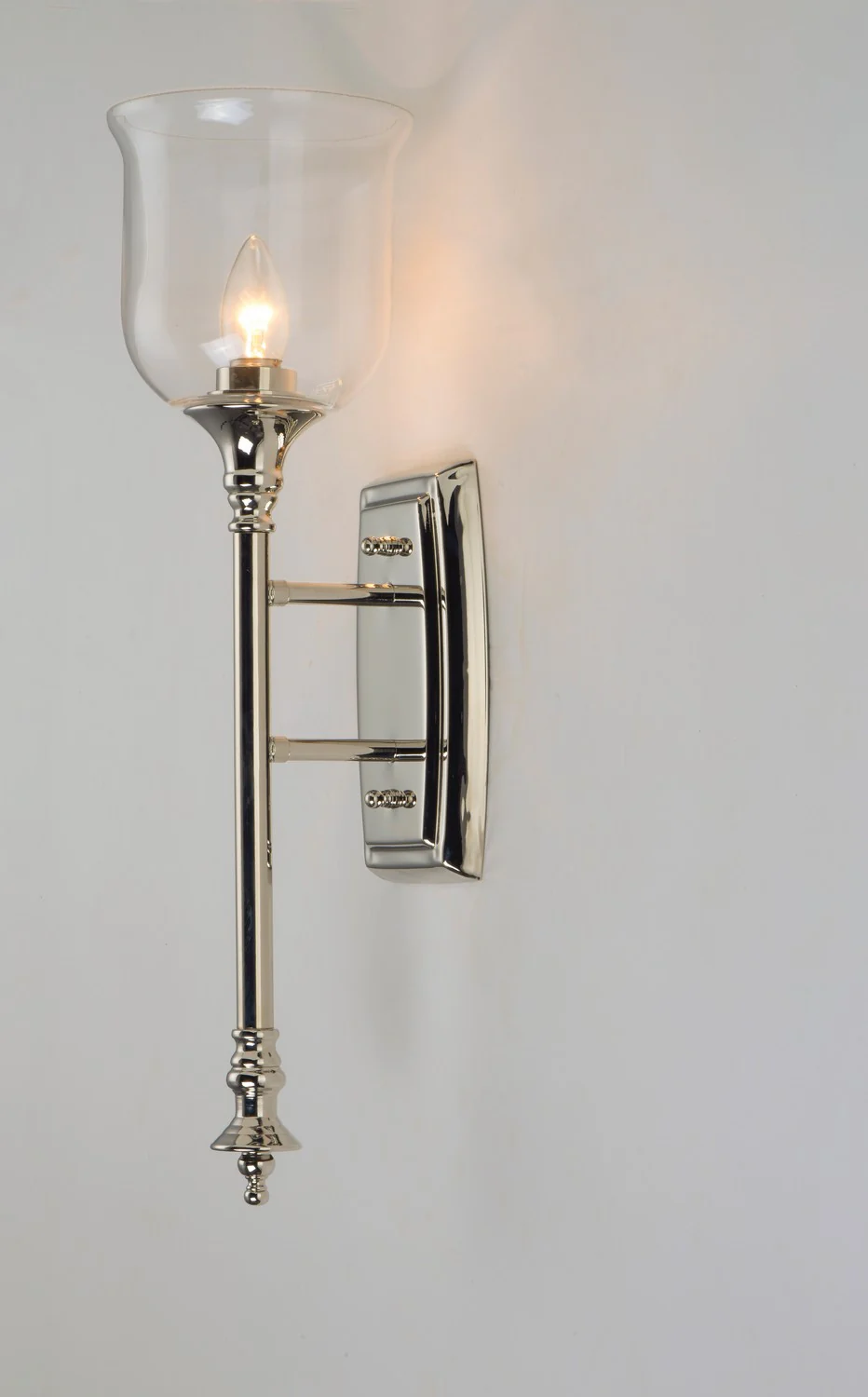 Centennial 1-Light Wall Sconce, Polished Nickel - Image 3