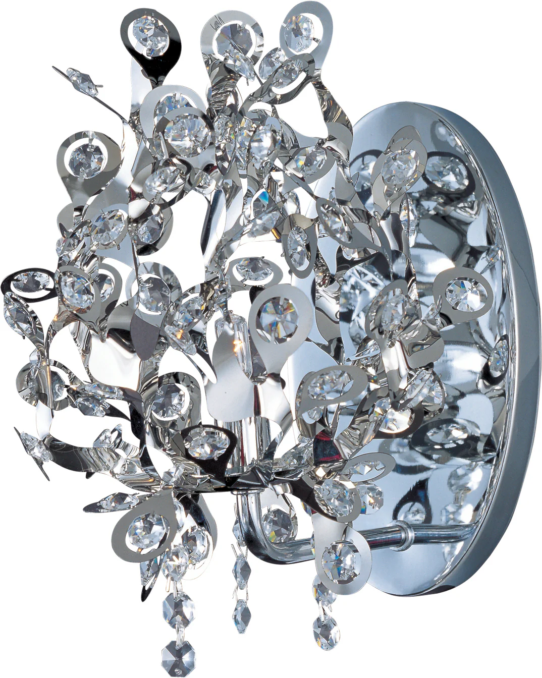 Comet 1-Light 8 in Wall Sconce, Polished Chrome - Image 3
