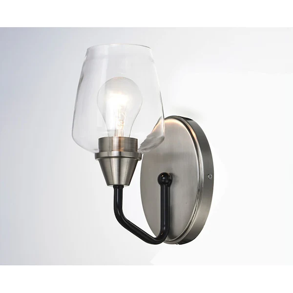 Goblet Light Multiple Finishes Transitional Wall Sconce, Satin Nickel - Image 2