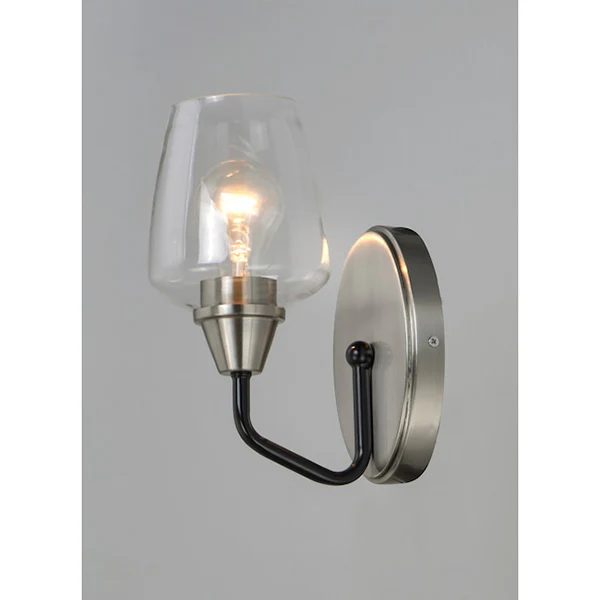 Goblet Light Multiple Finishes Transitional Wall Sconce, Satin Nickel - Image 3