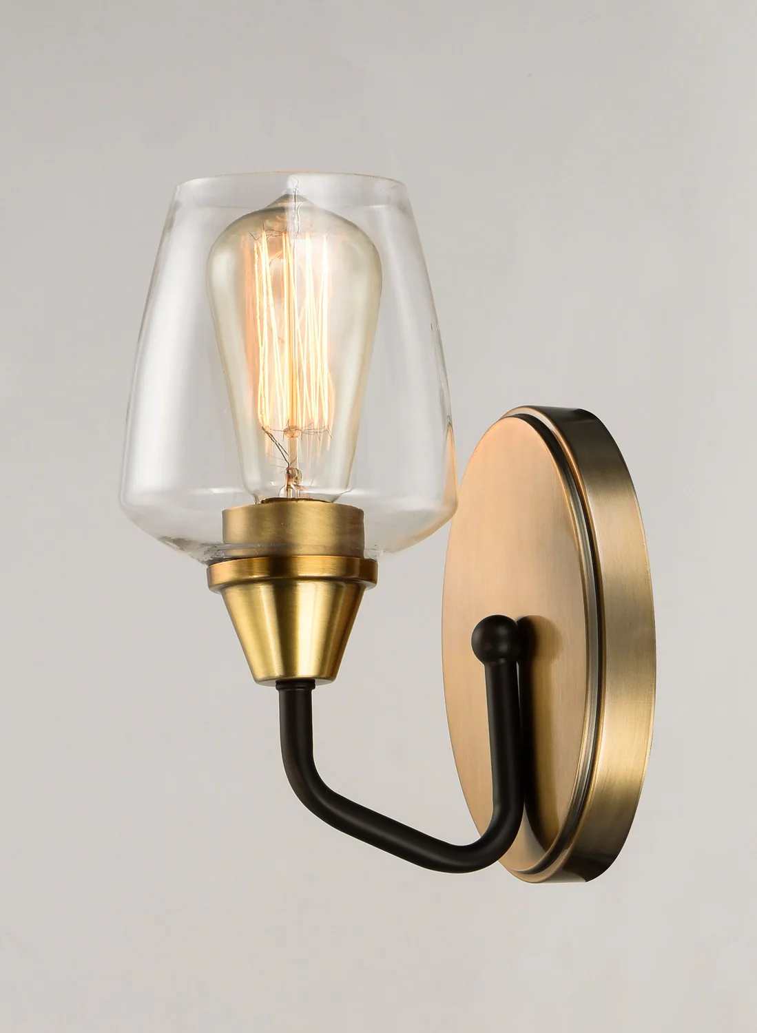 Goblet 1-Light 5 in Wall Sconce, Bronze/Antique Brass - Image 5