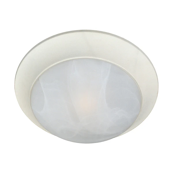 Essentials 3-Light Flush Mount, Textured White