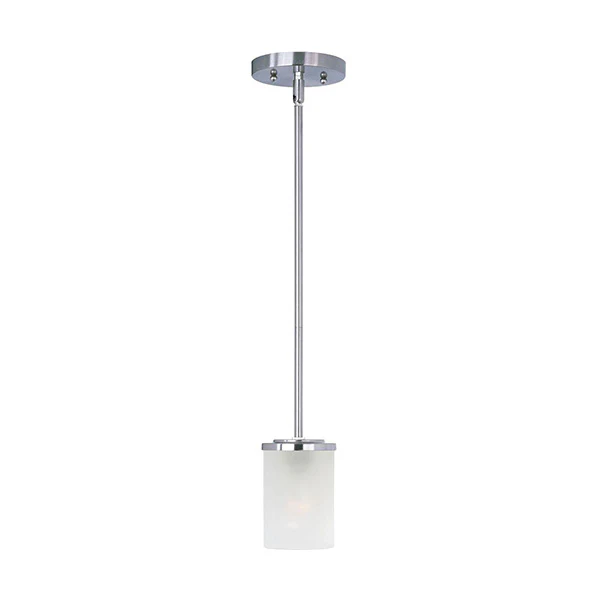 Corona 1-Light Pendant, Satin Nickel