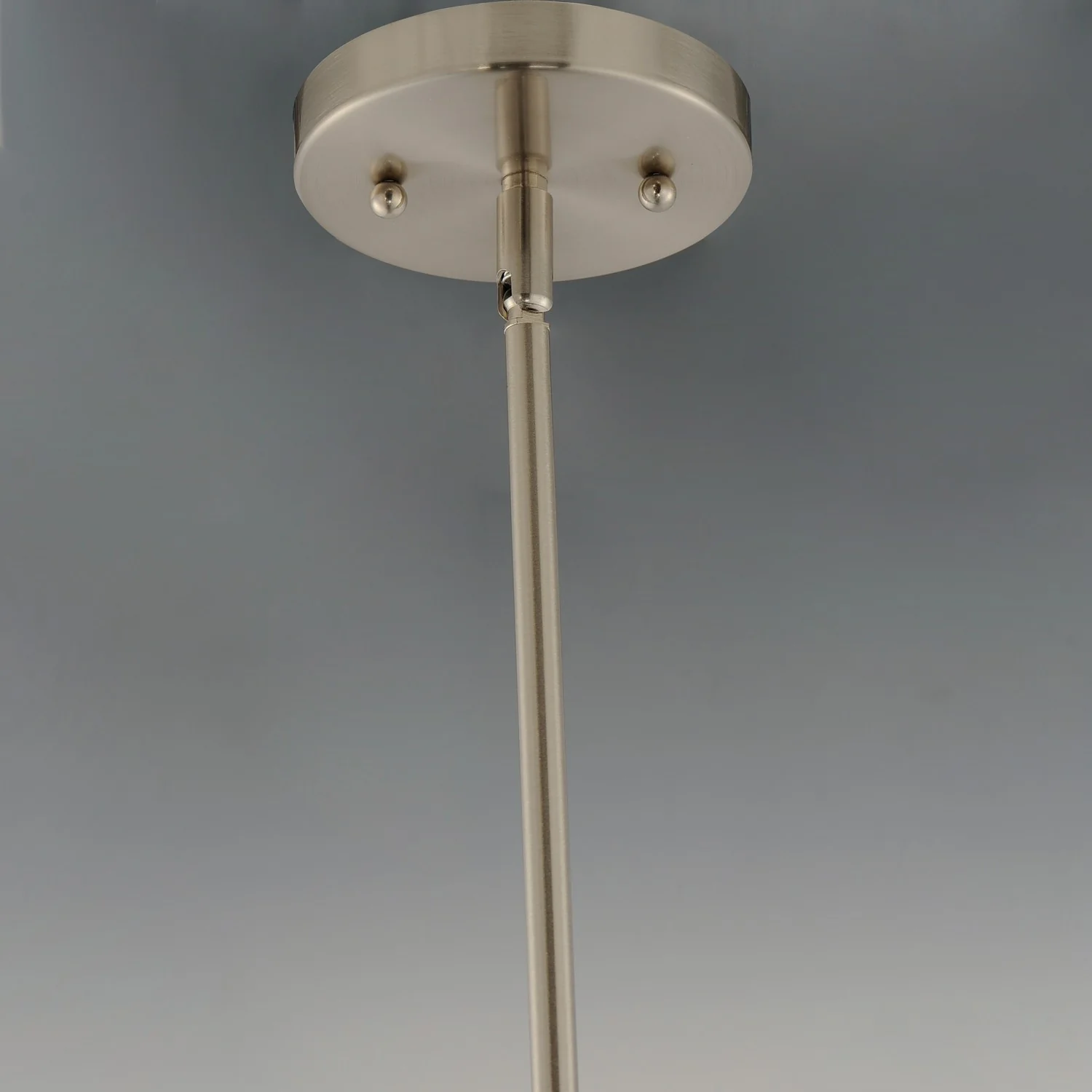 Sleek 1-Light Mini Pendant, 7-1/2 in W x 11-1/2 in H, Satin Nickel