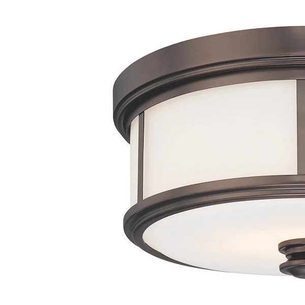 Harbour Point 2-Light Flush Mount, Harbour Point Bronze - Image 2