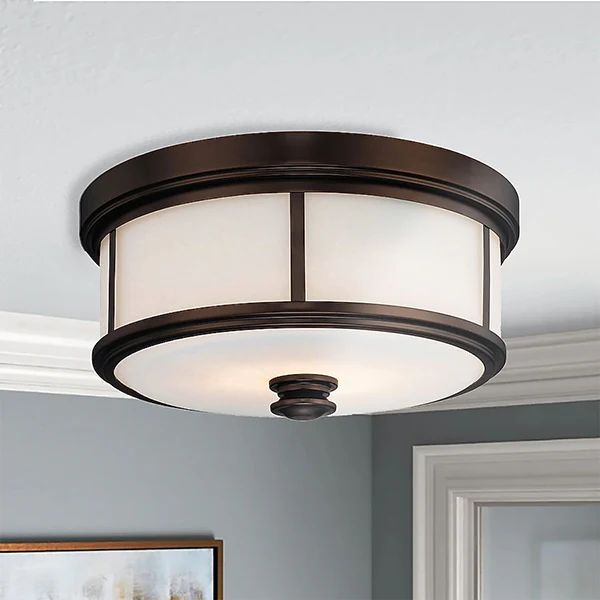 Harbour Point 2-Light Flush Mount, Harbour Point Bronze - Image 3