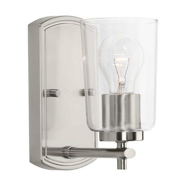 Adley 1-Light Vanity Wall Sconce, Brushed Nickel