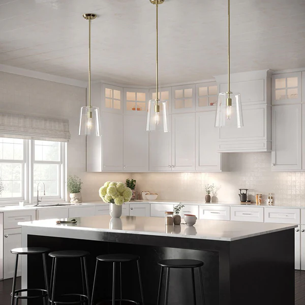 Clarion 1-Light Pendant, Satin Brass - Image 2