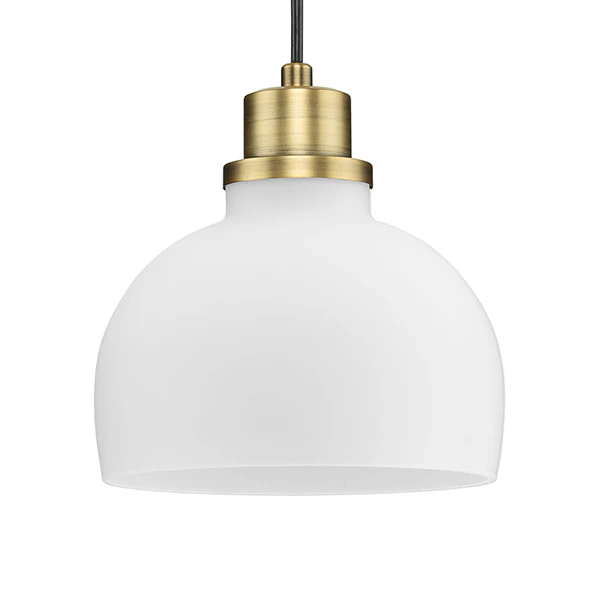 Garris 1-Light Pendant, Vintage Brass - Image 2