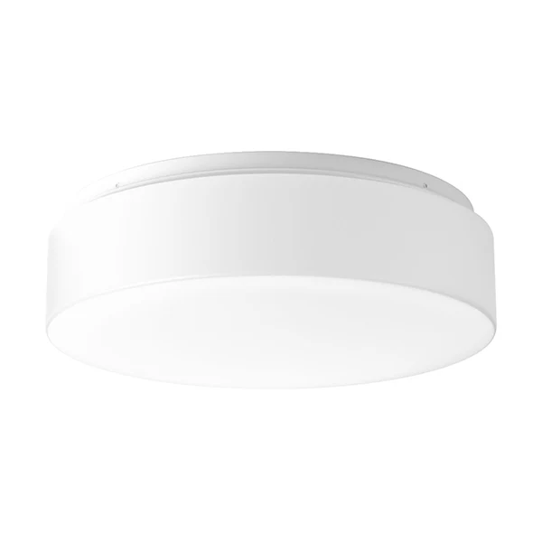Drums and Clouds 1-Light 13-1/2 in LED Flush Mount, White