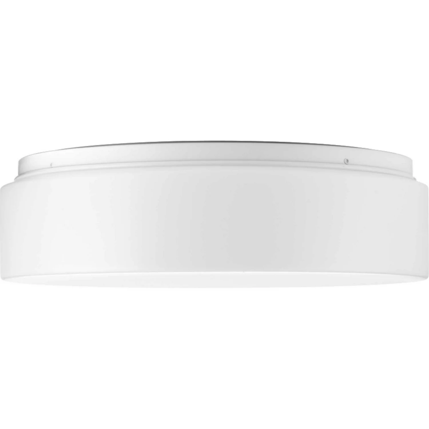 Drums and Clouds 1-Light 13-1/2 in LED Flush Mount, White - Image 2