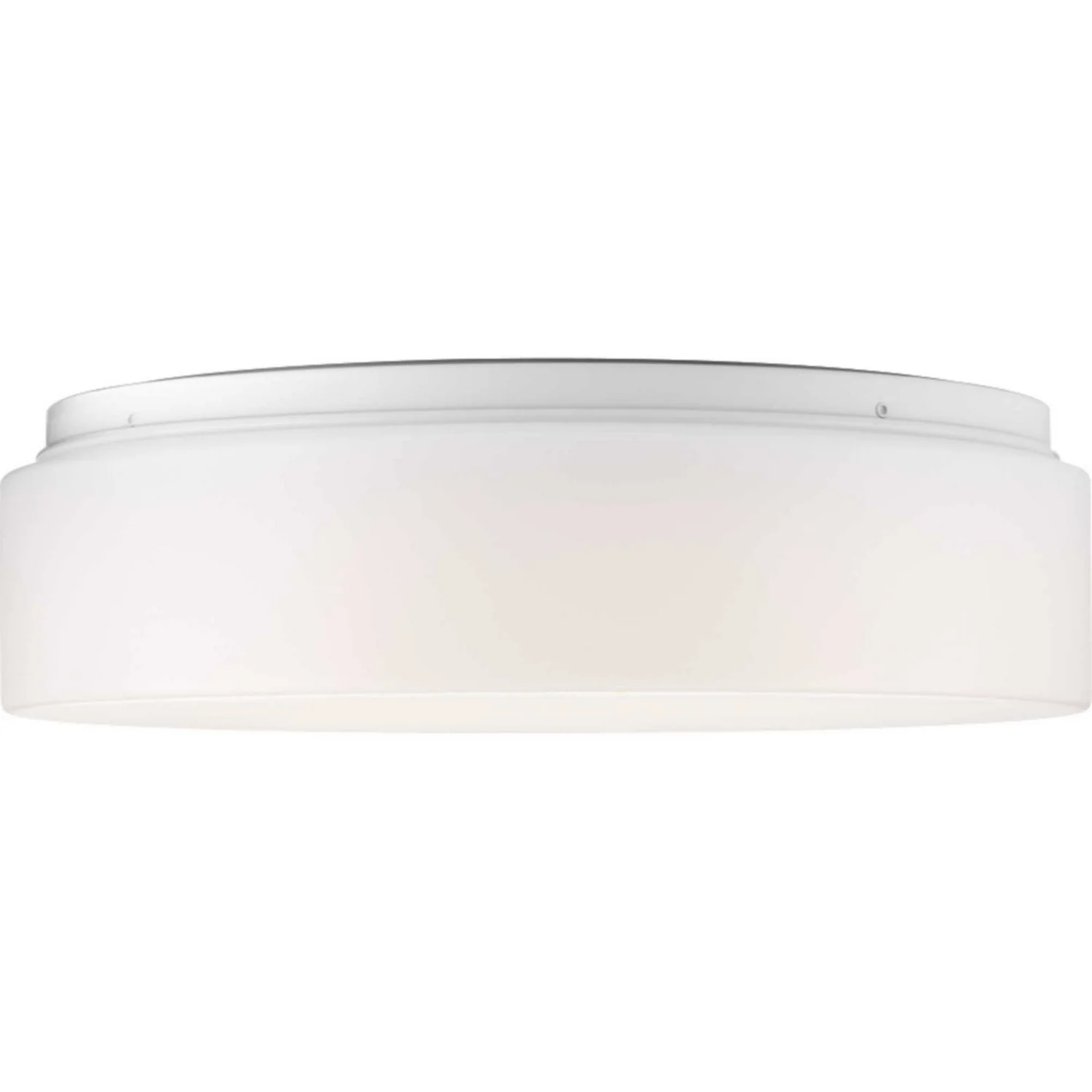 Drums and Clouds 1-Light 13-1/2 in LED Flush Mount, White - Image 3