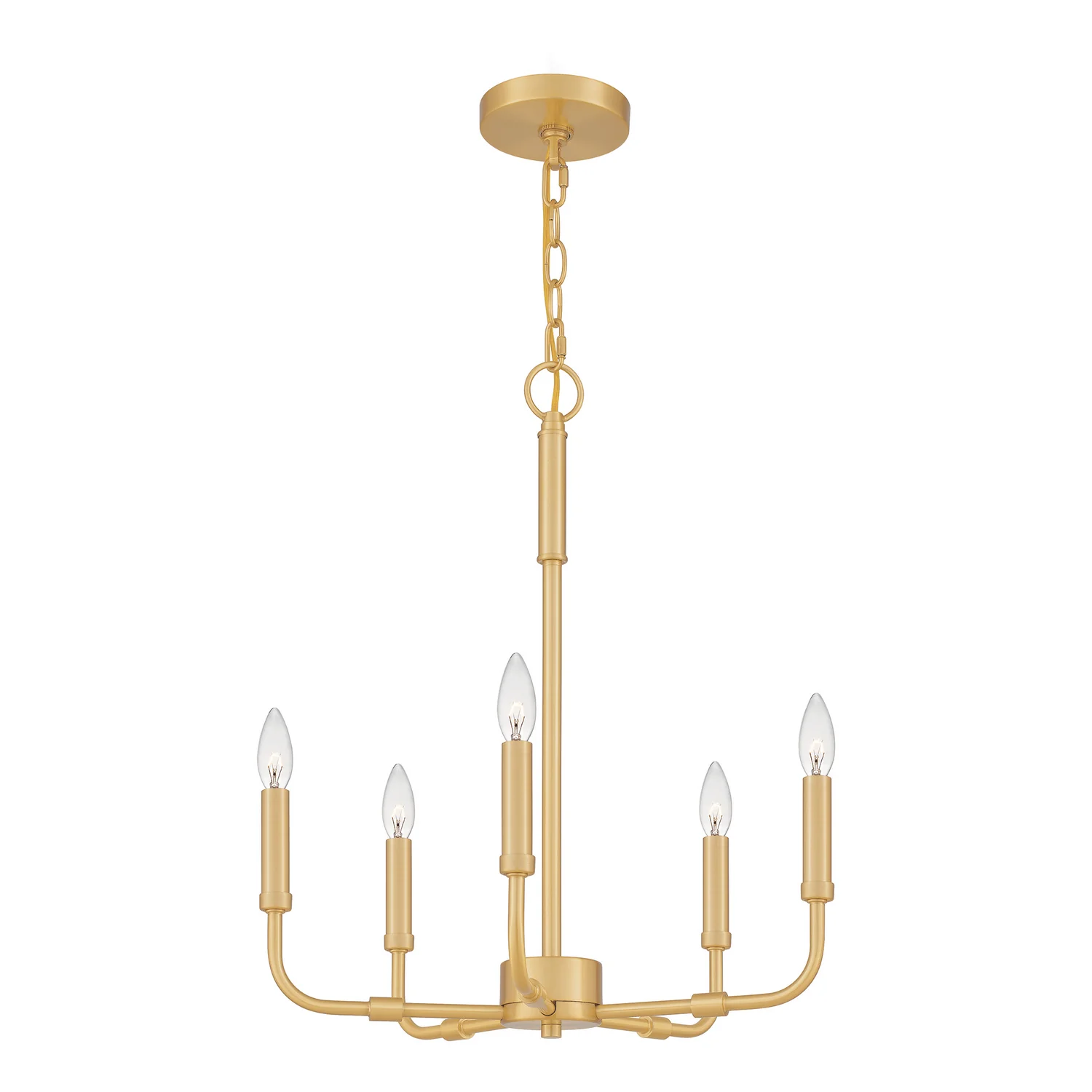 Abner 5-Light 300 Total Watts, Aged Brass - Image 3