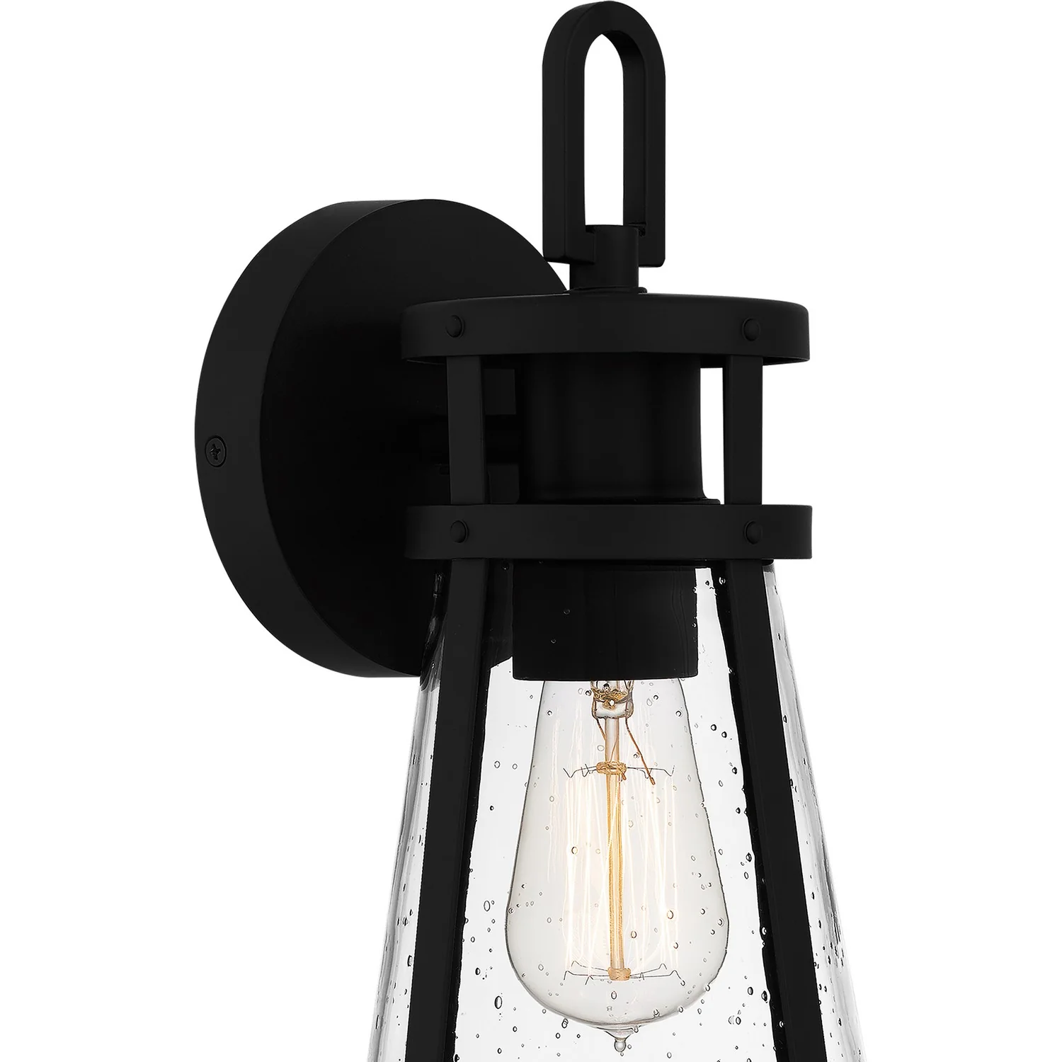 Barber 1-Light Wall Lantern, Matte Black - Image 5