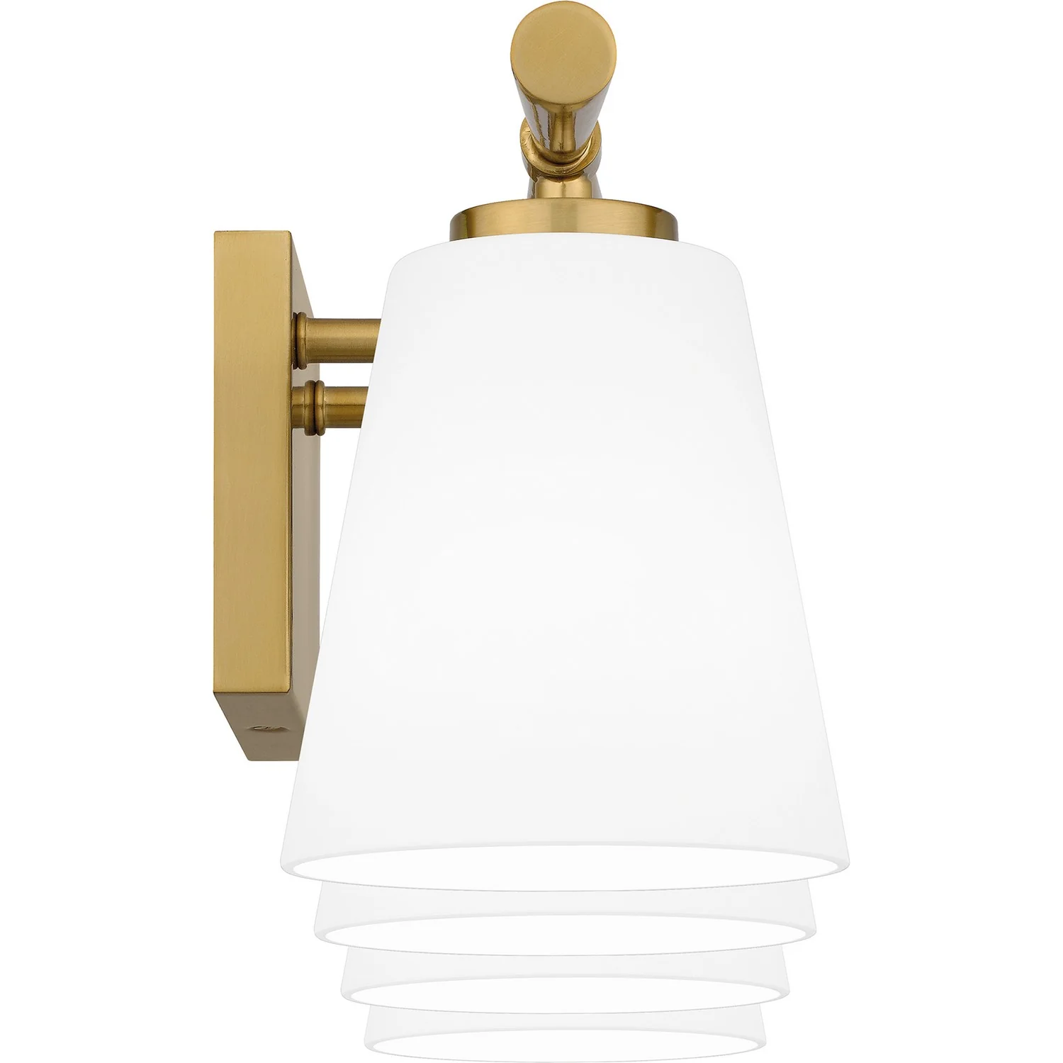 Brindley 2-Light Bathroom Vanity Light, Aged Brass - Image 3