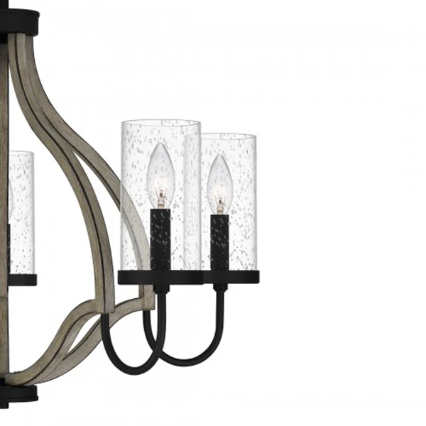Cornelia 5-Light 60W Chandelier, Matte Black - Image 2