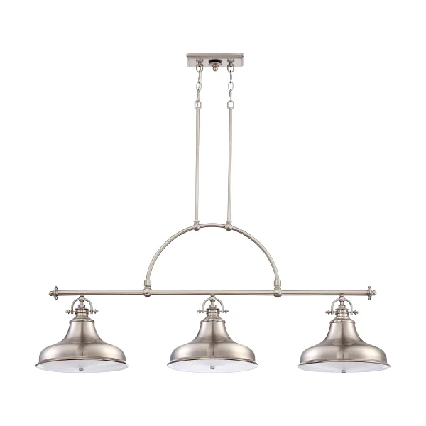 Emery Island Light 100W Inc Chandelier, Brushed Nickel