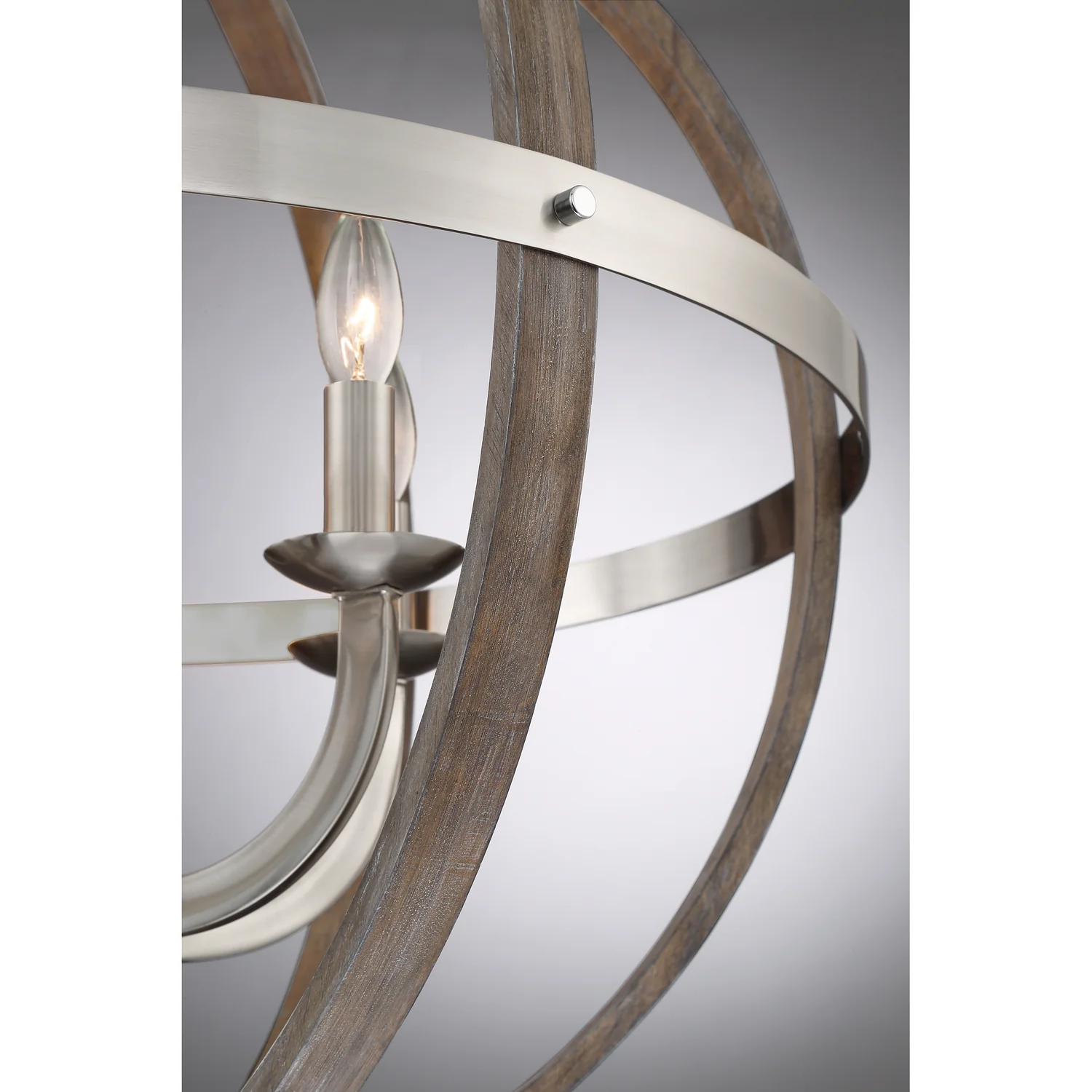 Fusion 6-Light Pendant, Brushed Nickel - Image 4