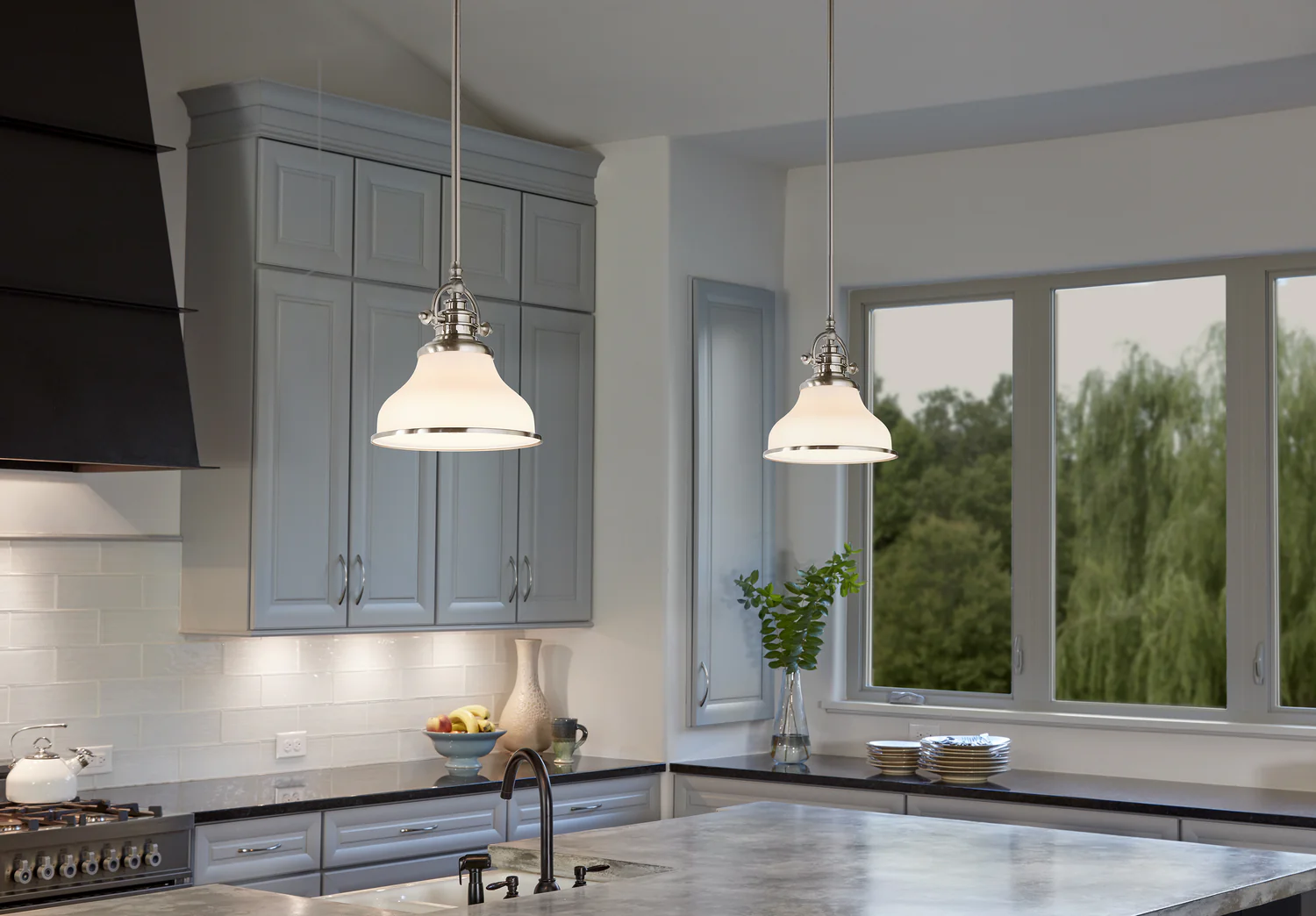 Grant 1-Light Pendant, Brushed Nickel - Image 3