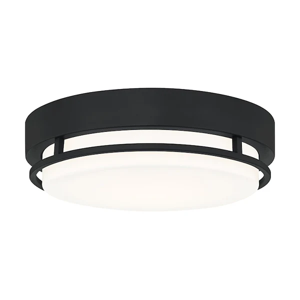Hale Flush Mount, Earth Black