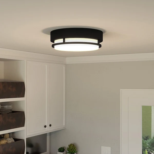 Hale Flush Mount, Earth Black - Image 3