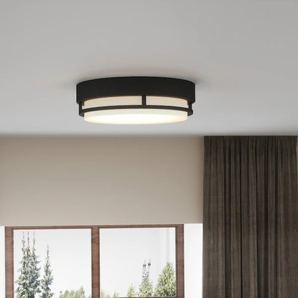 Hale Flush Mount, Earth Black - Image 3