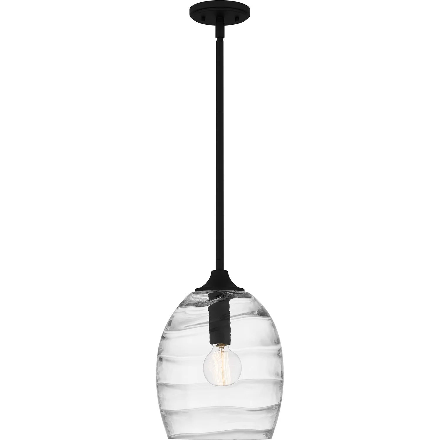 Lucy 1-Light Pendant, Matte Black - Image 2