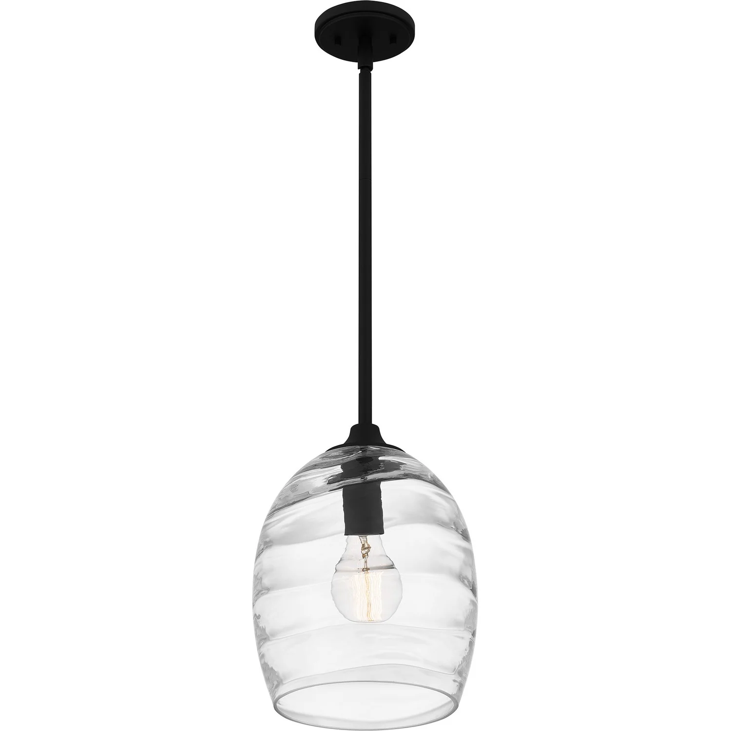 Lucy 1-Light Pendant, Matte Black - Image 3