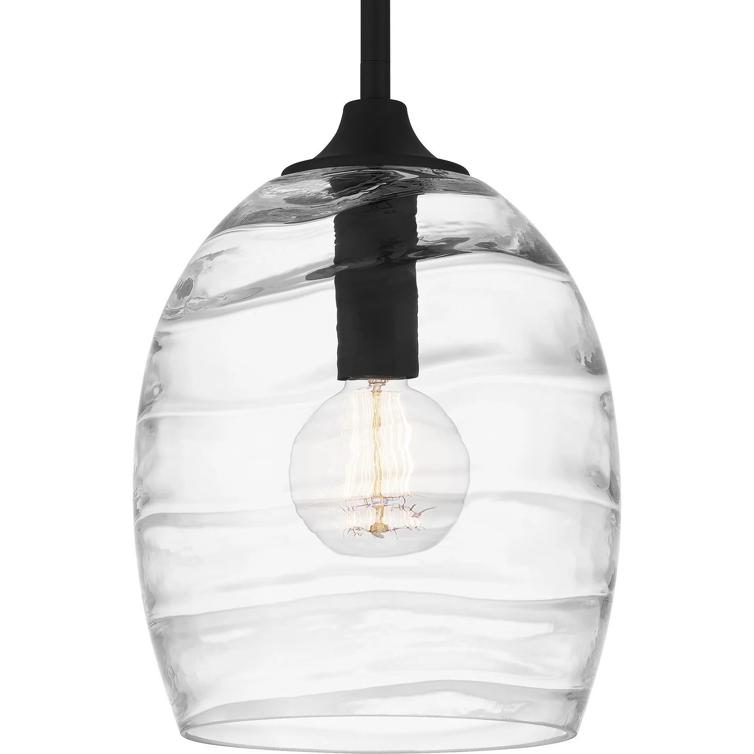 Lucy 1-Light Pendant, Matte Black - Image 4